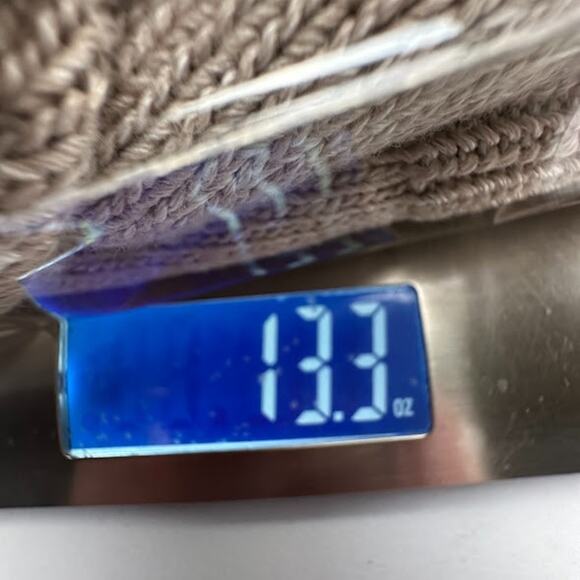 J Jill Purejill Sweater Womens Extra Large Tan Cardigan 3/4 Length Sleeve Preppy - Picture 12 of 13